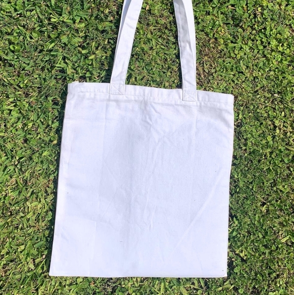 Handmade Cotton Tote bag with Zipper - Picture 2 of 3